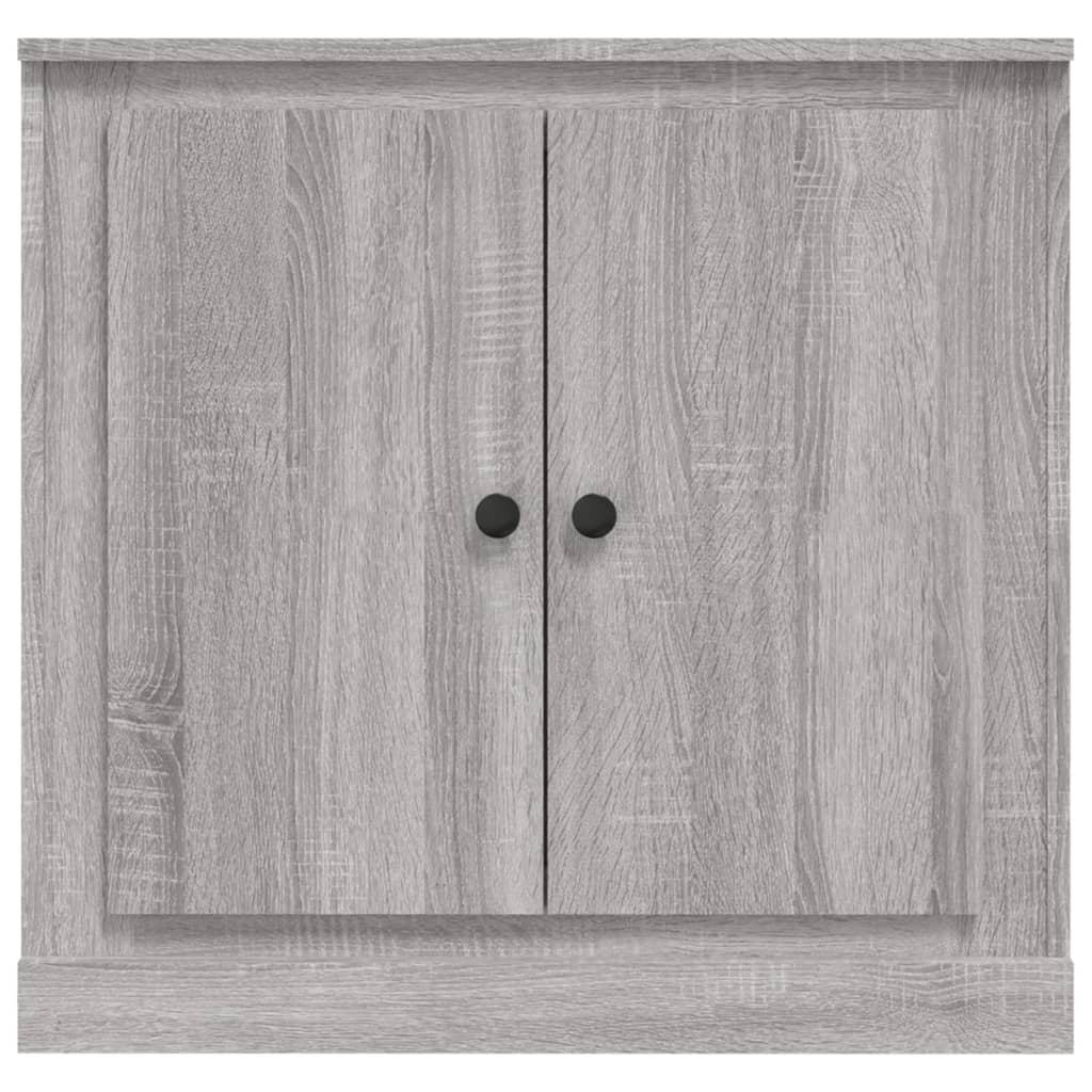 skænk 70x35,5x67,5 cm konstrueret træ grå sonoma-eg