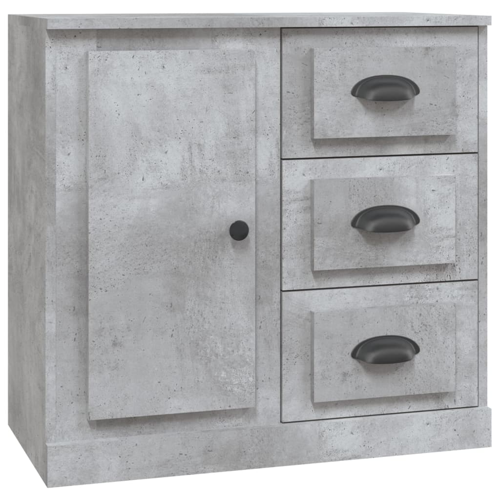 skænk 70x35,5x67,5 cm konstrueret træ betongrå