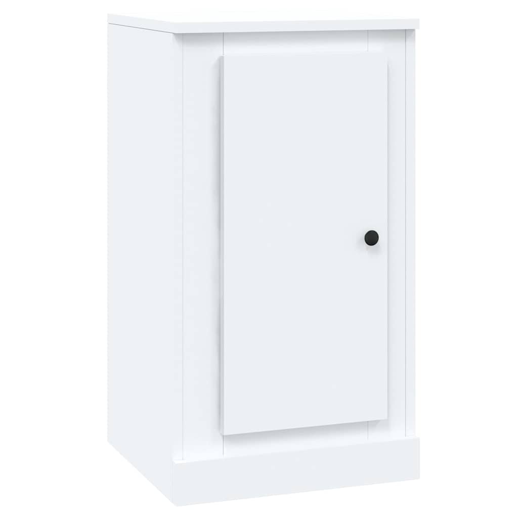 skænk 37,5x35,5x67,5 cm konstrueret træ hvid