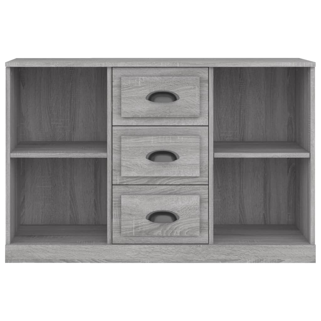 skænk 104,5x35,5x67,5 cm konstrueret træ grå sonoma-eg