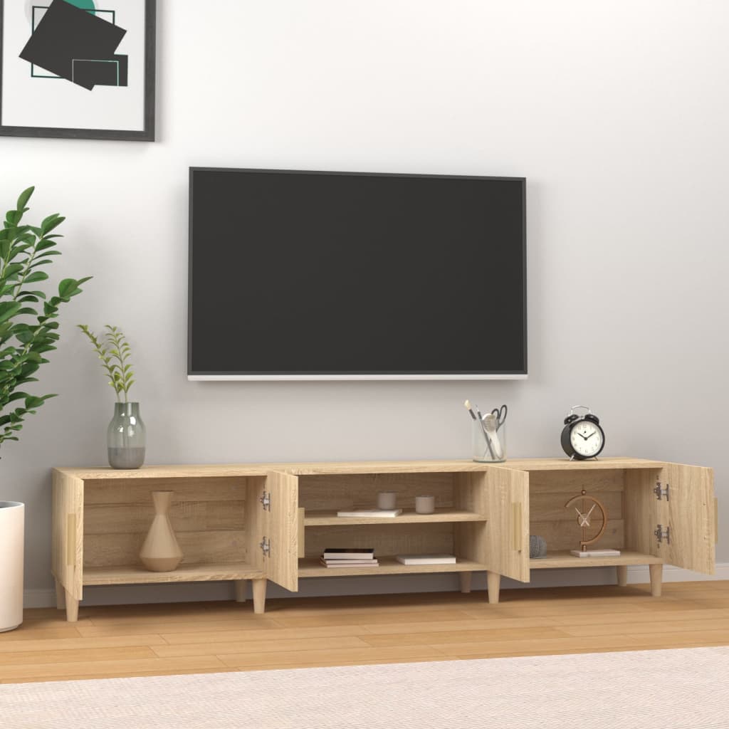 TV-skab Sonoma eg 180x31,5x40 cm konstrueret træ