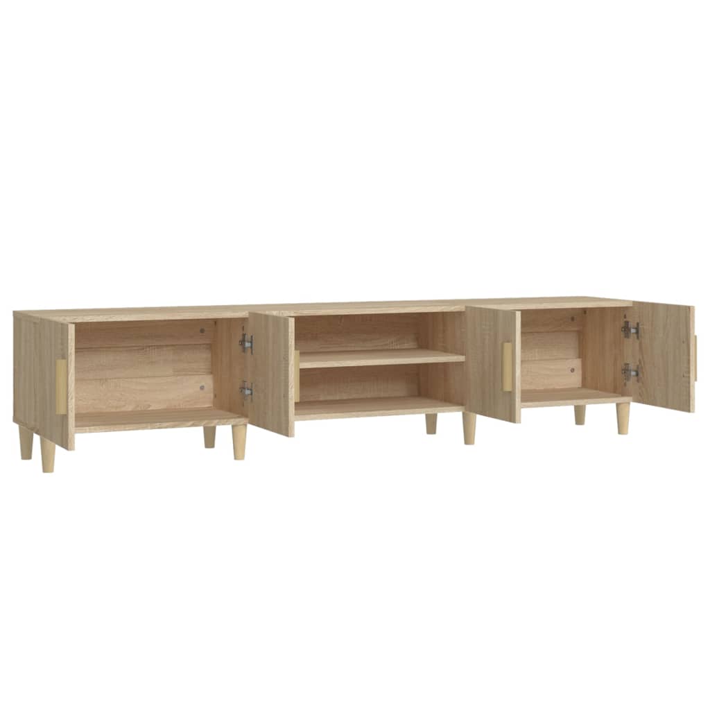 TV-skab Sonoma eg 180x31,5x40 cm konstrueret træ