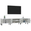 TV-skab hvid 180x31,5x40 cm konstrueret træ