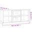tv-bord 99,5x35,5x48 cm konstrueret træ sonoma-eg