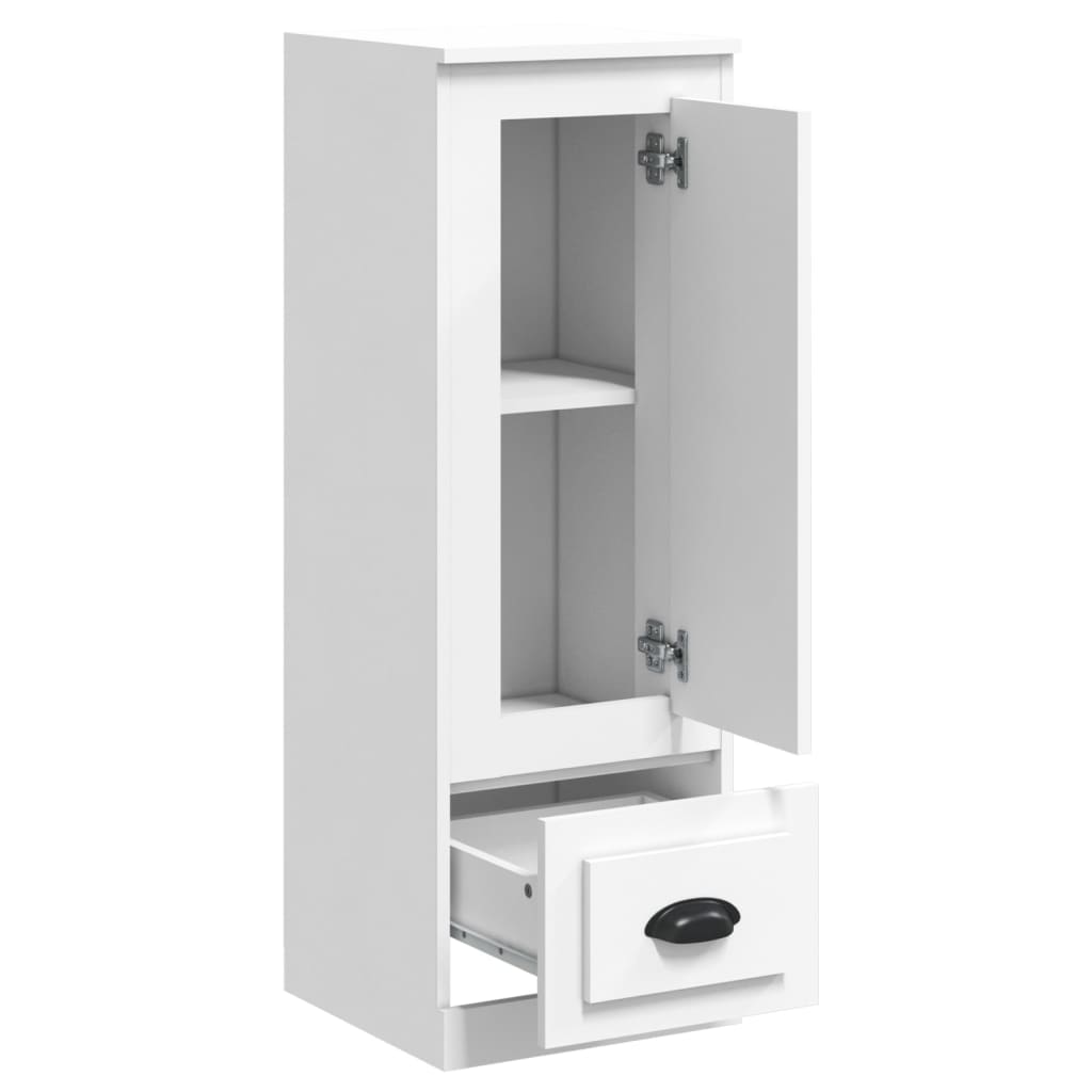 skab 36x35,5x103,5 cm konstrueret træ hvid