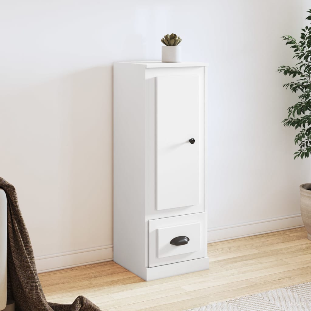 skab 36x35,5x103,5 cm konstrueret træ hvid