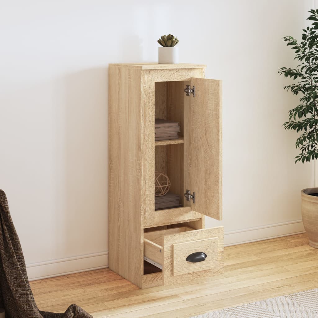skab 36x35,5x103,5 cm konstrueret træ sonoma-eg