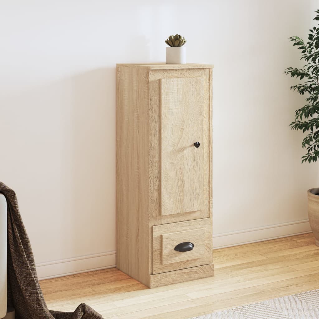 skab 36x35,5x103,5 cm konstrueret træ sonoma-eg
