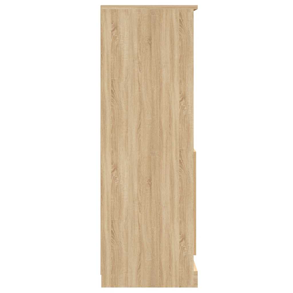 skænk 60x35,5x103,5 cm konstrueret træ sonoma-eg