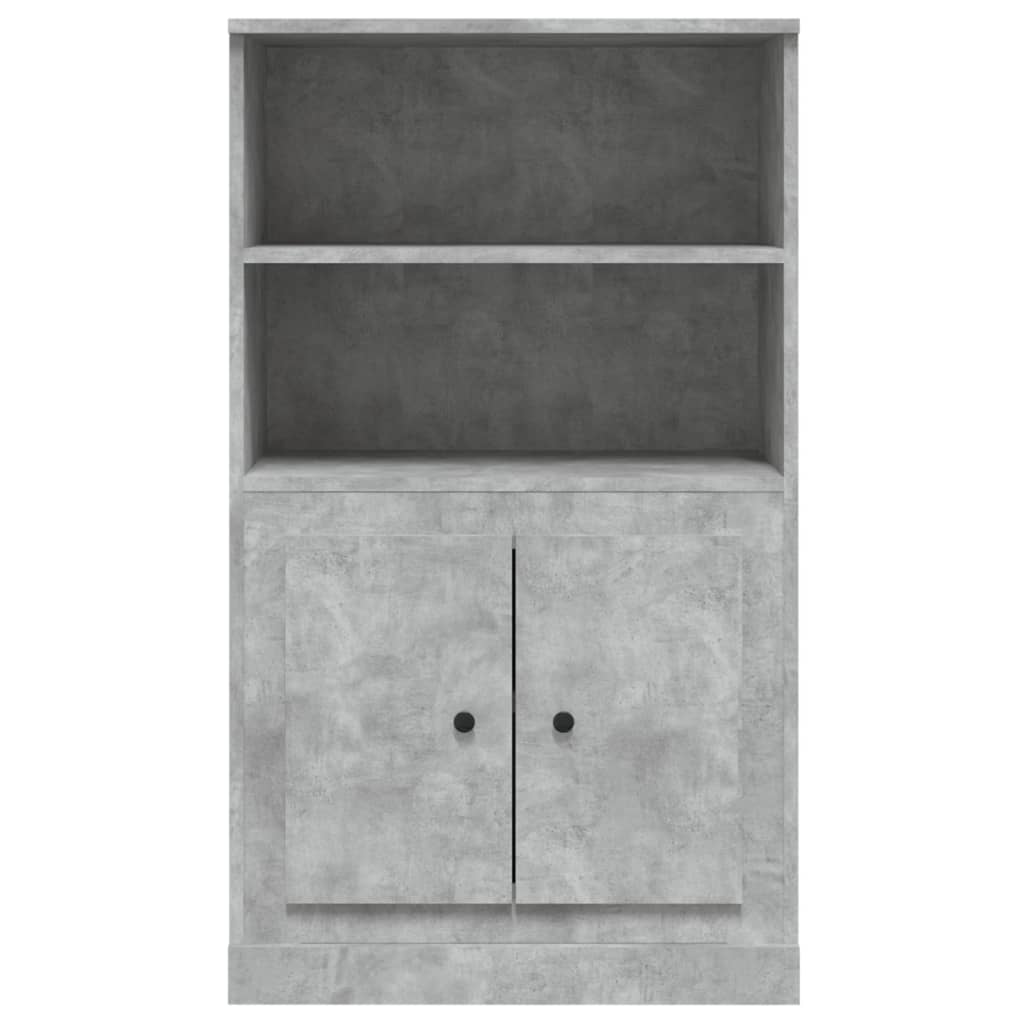 skænk 60x35,5x103,5 cm konstrueret træ betongrå