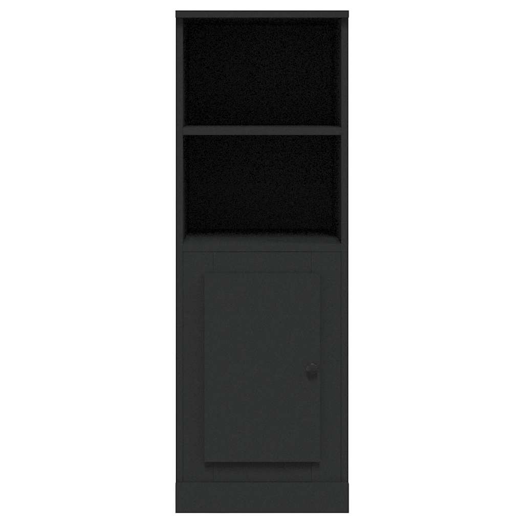 skab 36x35,5x103,5 cm konstrueret træ sort