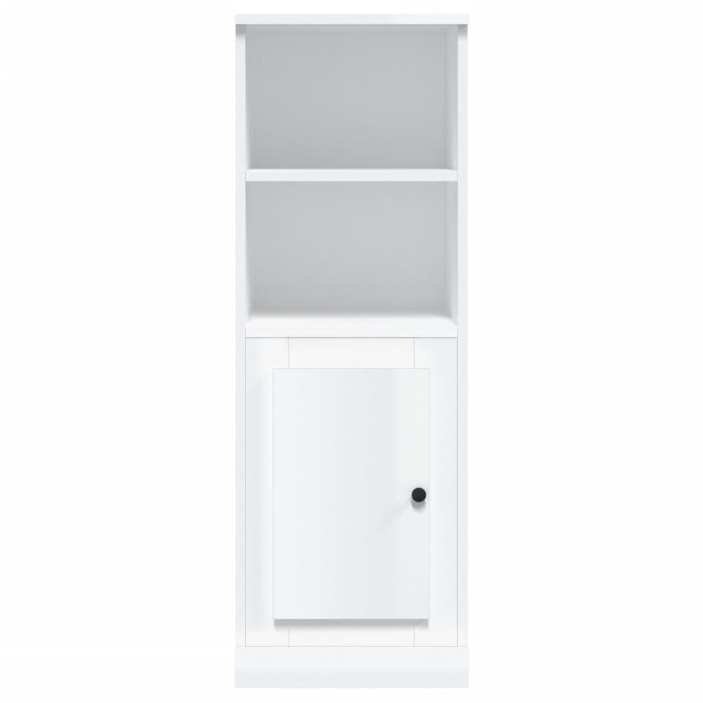 skab 36x35,5x103,5 cm konstrueret træ hvid højglans