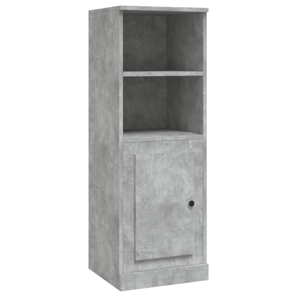 skab 36x35,5x103,5 cm konstrueret træ betongrå