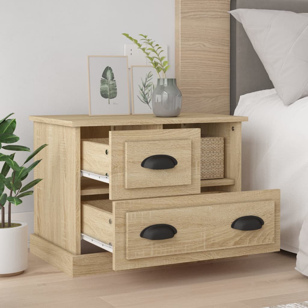 sengebord 60x39x45 cm sonoma-eg