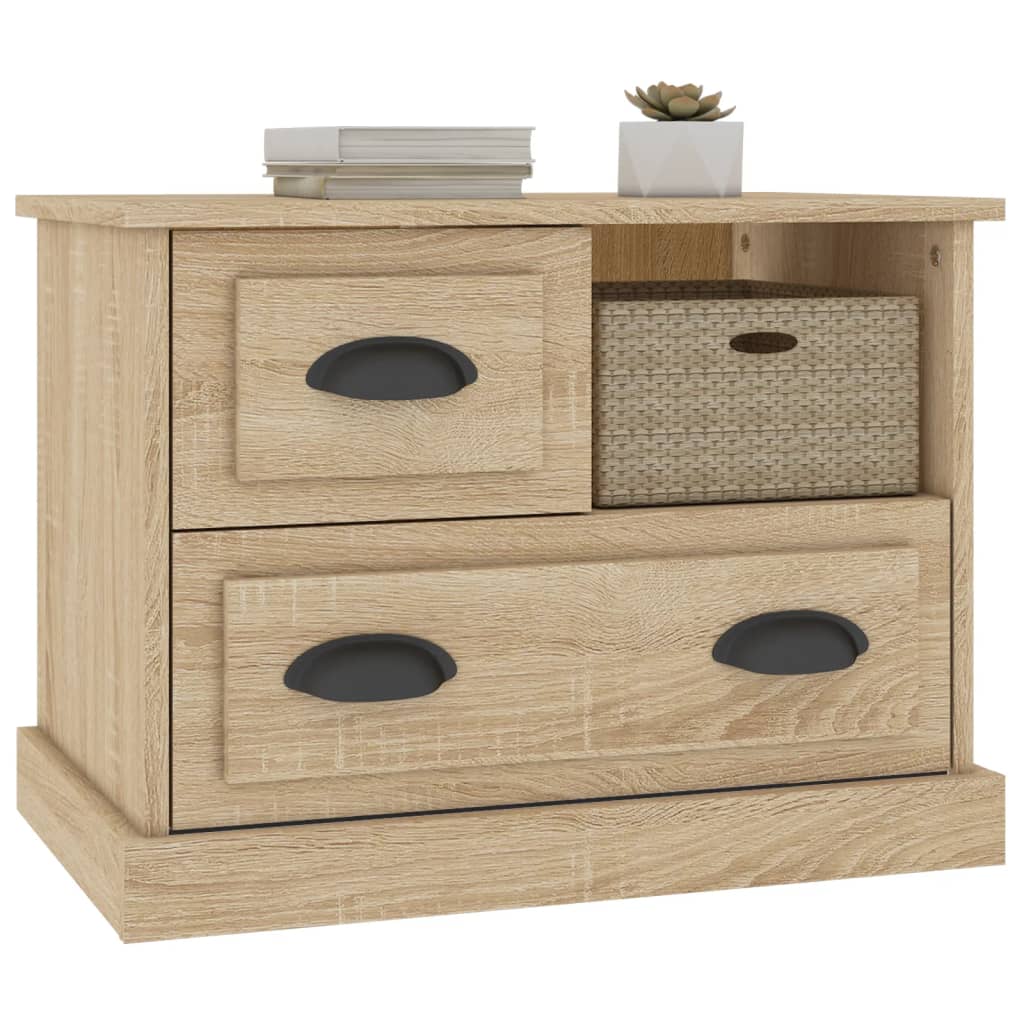 sengebord 60x39x45 cm sonoma-eg