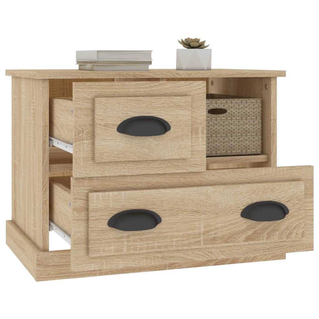 sengebord 60x39x45 cm sonoma-eg
