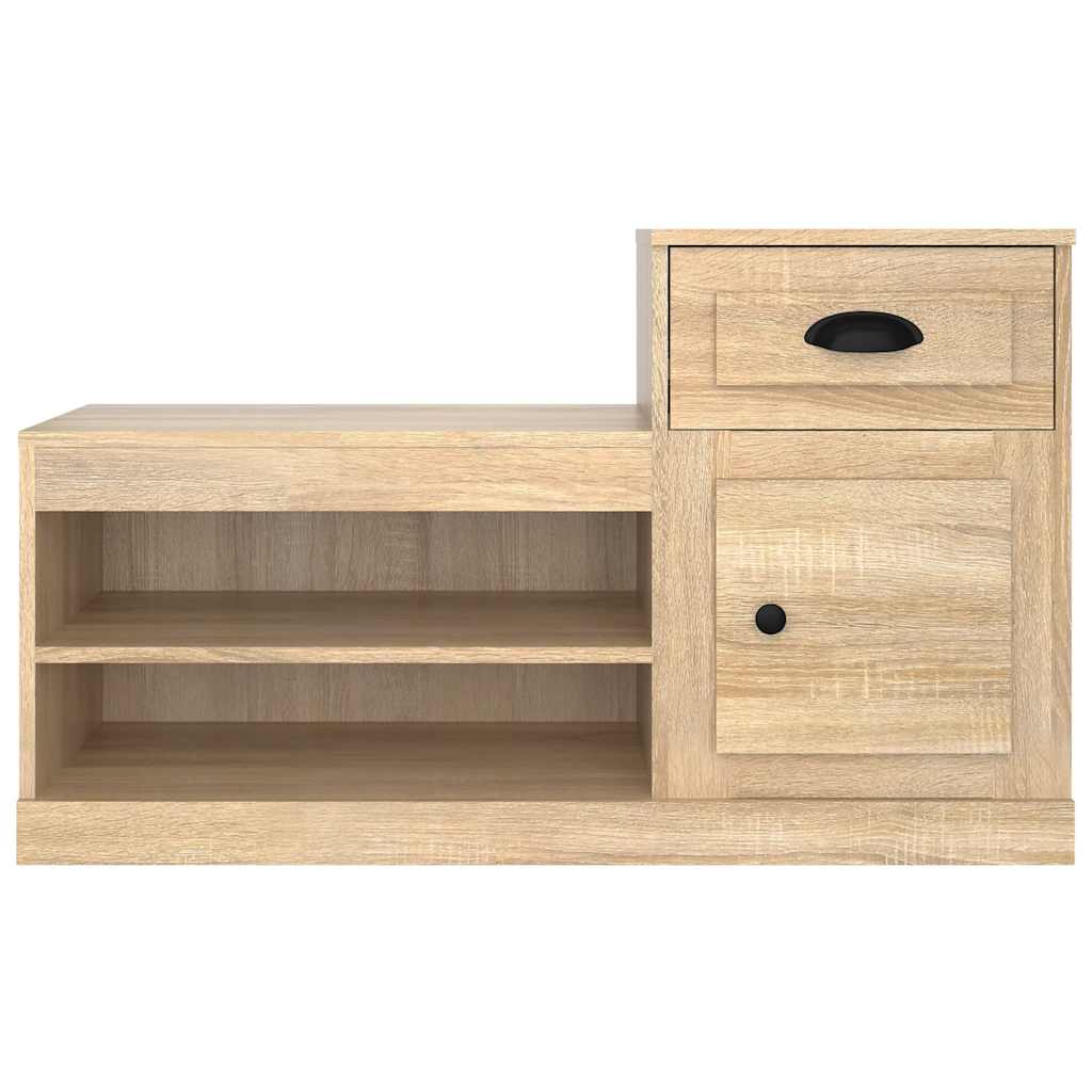 skoreol 100x42x60 cm konstrueret træ sonoma-eg
