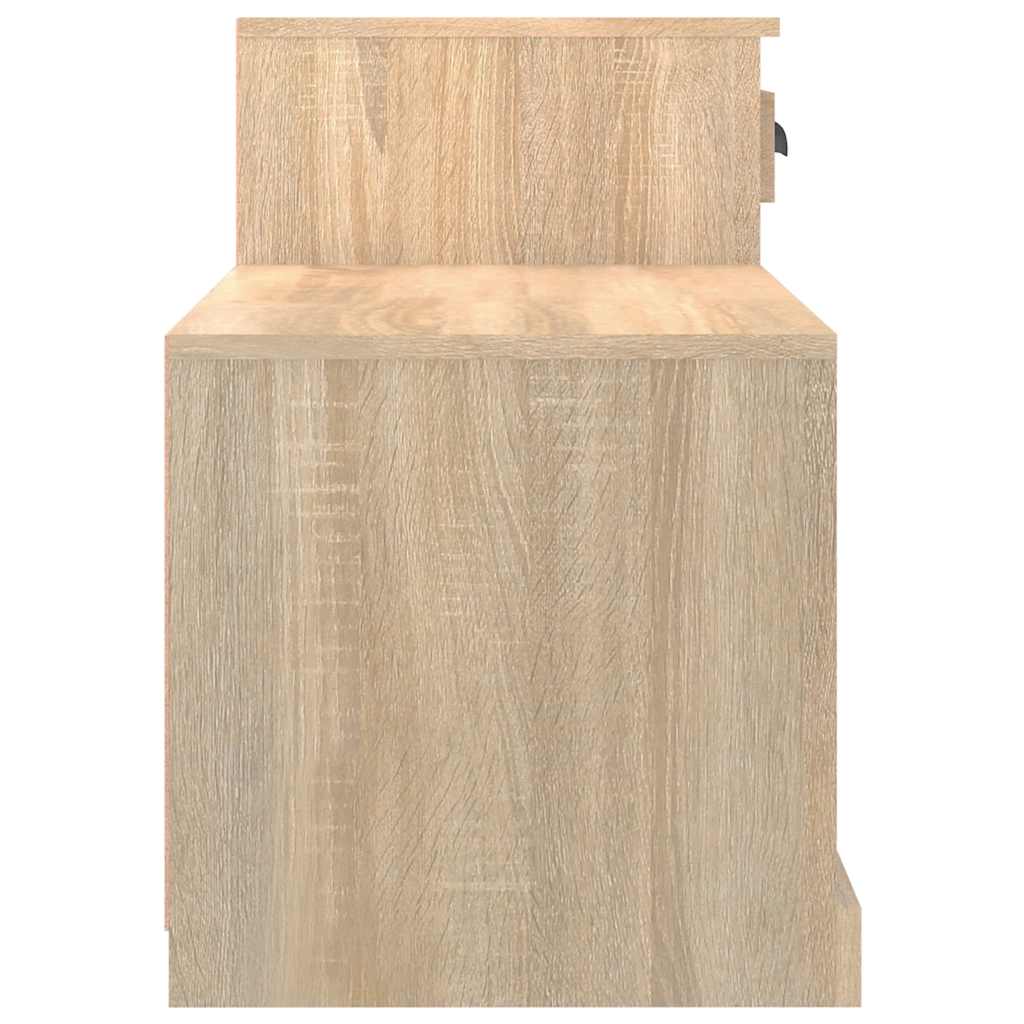 skoreol 100x42x60 cm konstrueret træ sonoma-eg