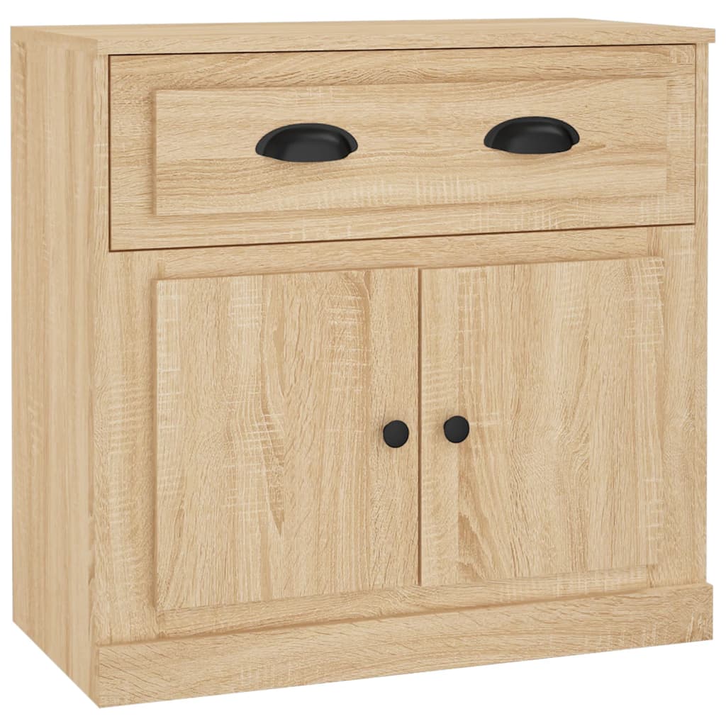 skænk 70x35,5x67,5 cm konstrueret træ sonoma-eg