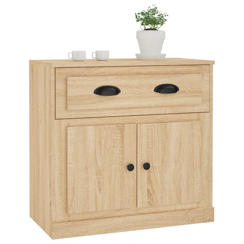 skænk 70x35,5x67,5 cm konstrueret træ sonoma-eg
