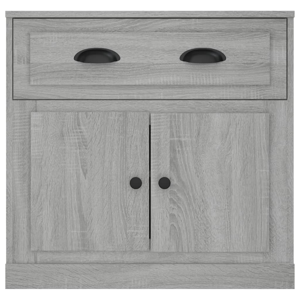 skænk 70x35,5x67,5 cm konstrueret træ grå sonoma-eg