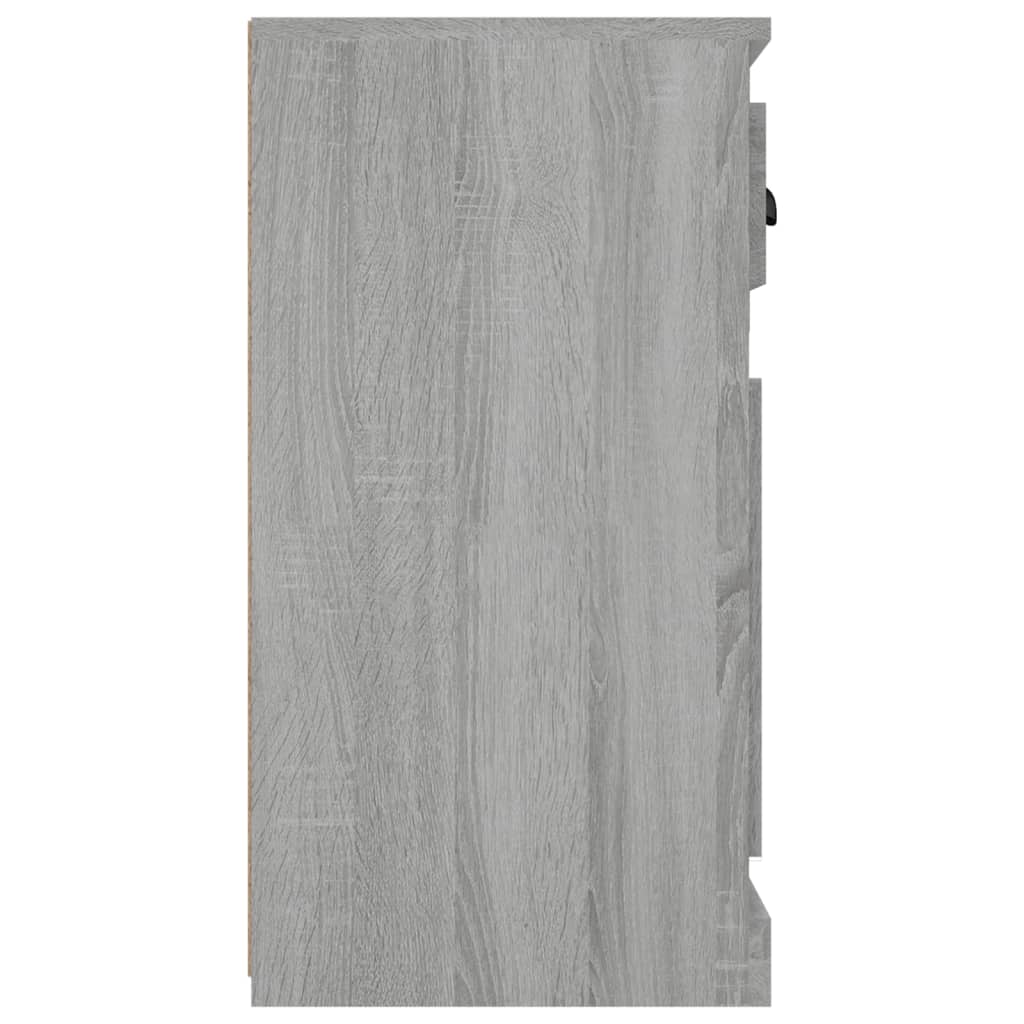 skænk 70x35,5x67,5 cm konstrueret træ grå sonoma-eg