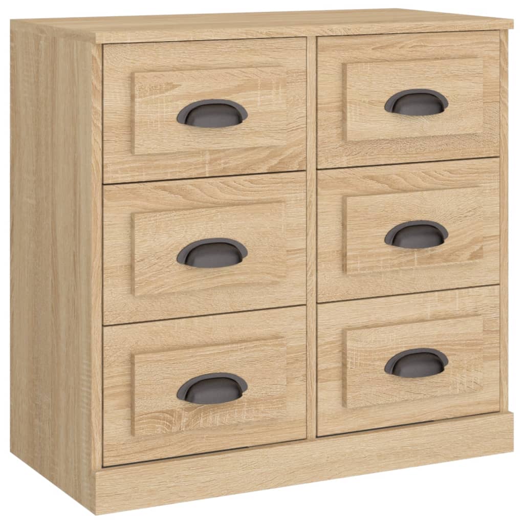 skænk 70x35,5x67,5 cm konstrueret træ sonoma-eg