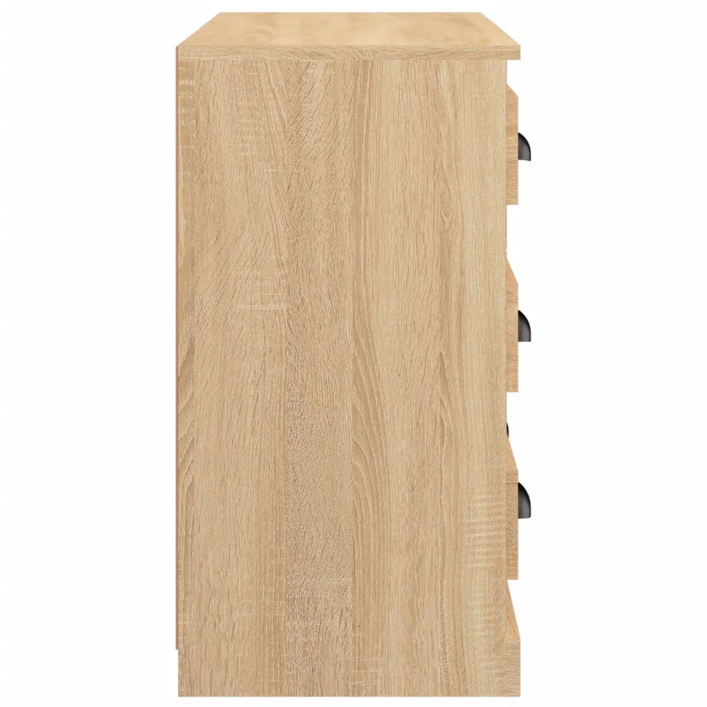skænk 70x35,5x67,5 cm konstrueret træ sonoma-eg