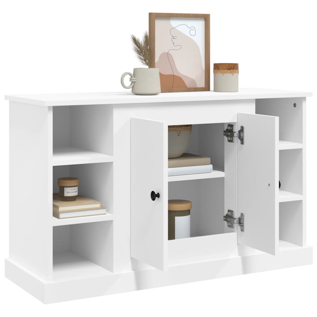 skænk 100x35,5x60 cm konstrueret træ hvid