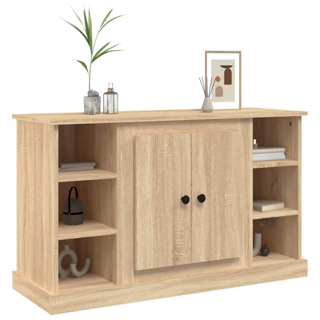 skænk 100x35,5x60 cm konstrueret træ sonoma-eg