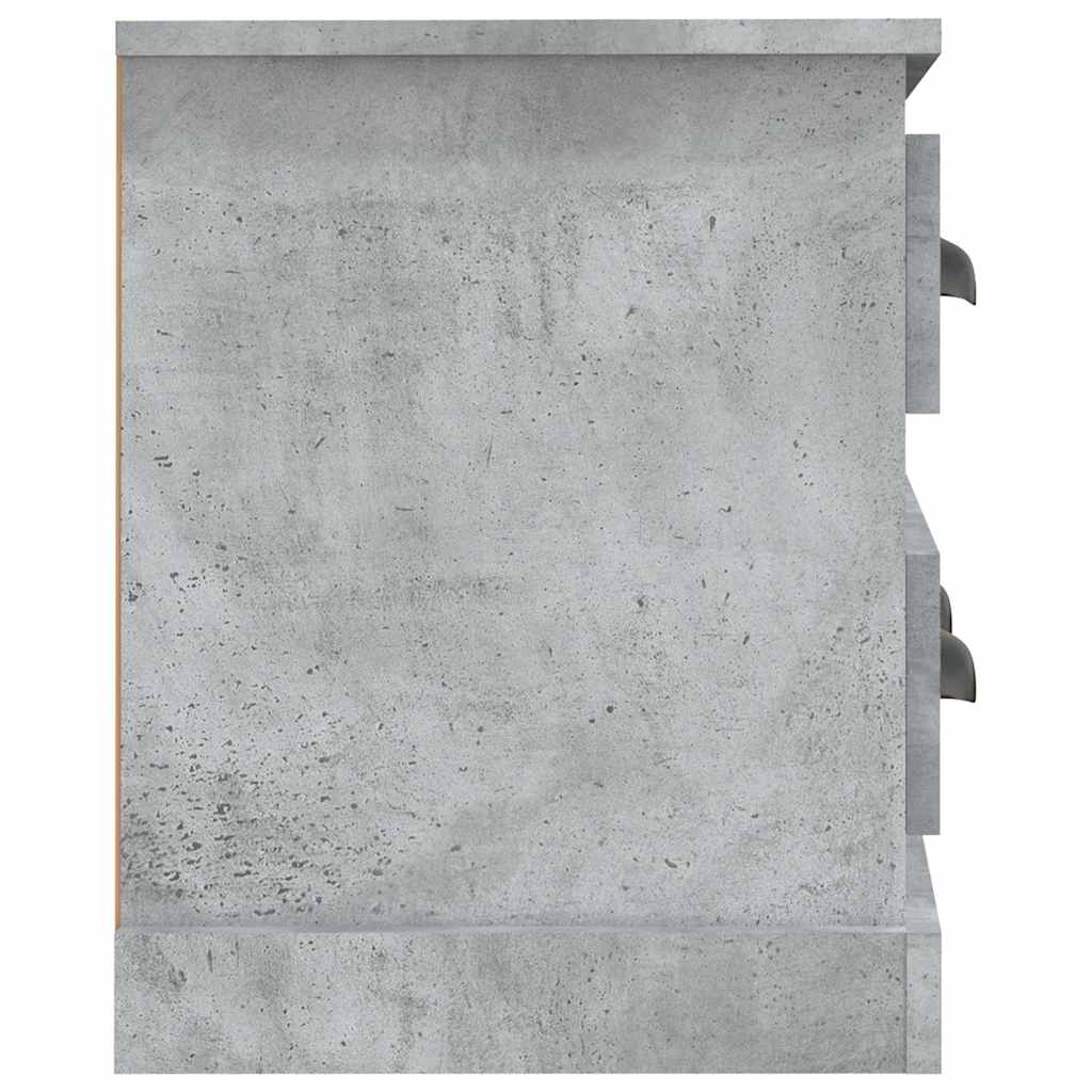 tv-bord 100x35,5x45 cm konstrueret træ betongrå