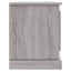 tv-bord 100x35,5x45 cm konstrueret træ grå sonoma-eg