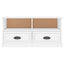 tv-bord 93x35,5x45 cm konstrueret træ hvid