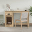 skrivebord m. skuffer 115x50x75 cm konstrueret træ sonoma-eg
