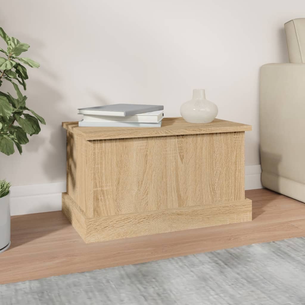 opbevaringskasse sonoma eg 50x30x28 cm konstrueret træ