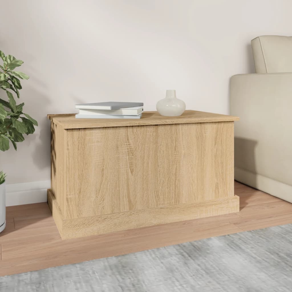 opbevaringskasse sonoma eg 70x40x38 cm konstrueret træ