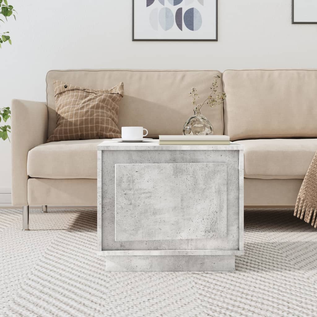 sofabord 51x50x44 cm konstrueret træ betongrå