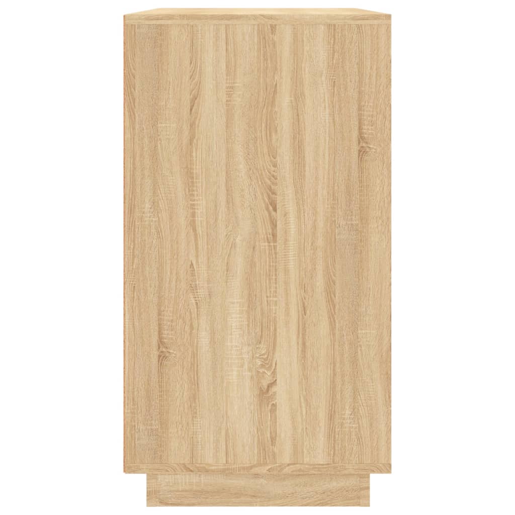 skænk 80x34x75 cm konstrueret træ sonoma-eg