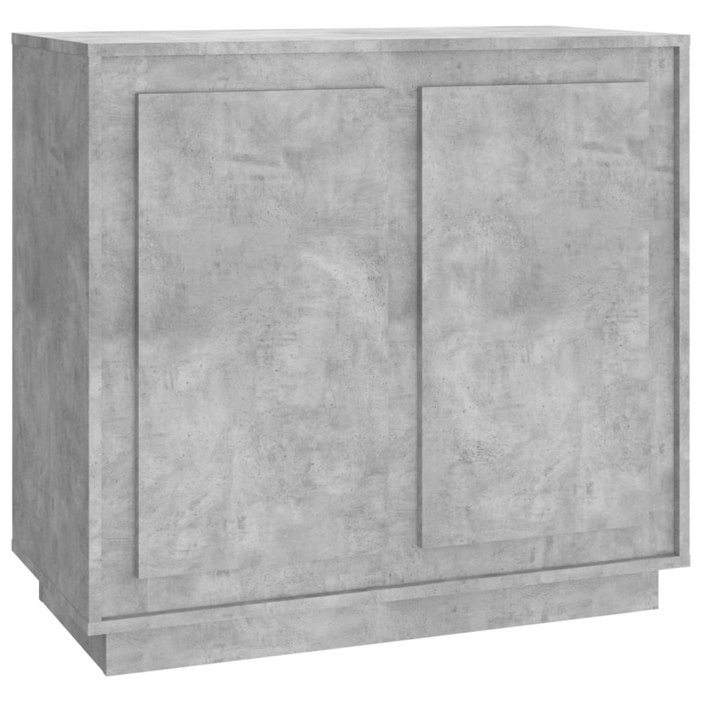 skænk 80x34x75 cm konstrueret træ betongrå
