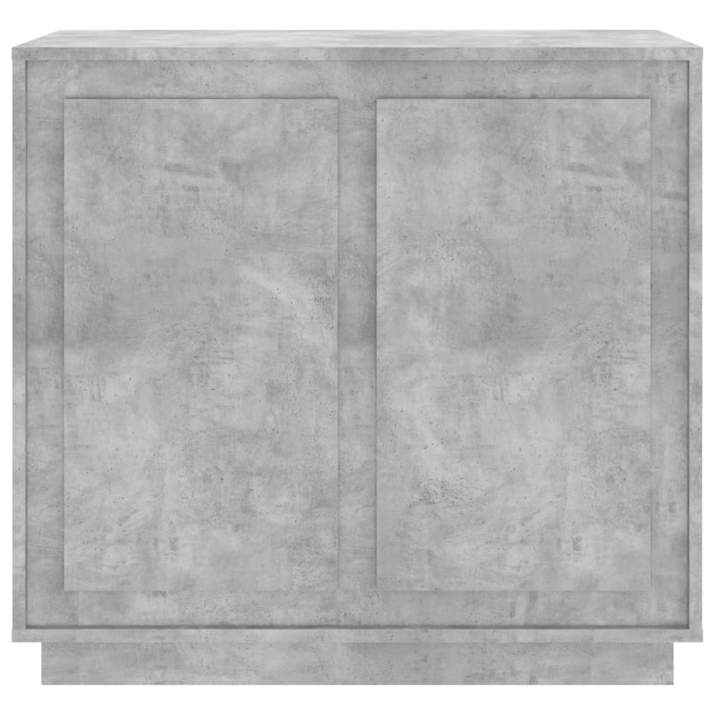 skænk 80x34x75 cm konstrueret træ betongrå