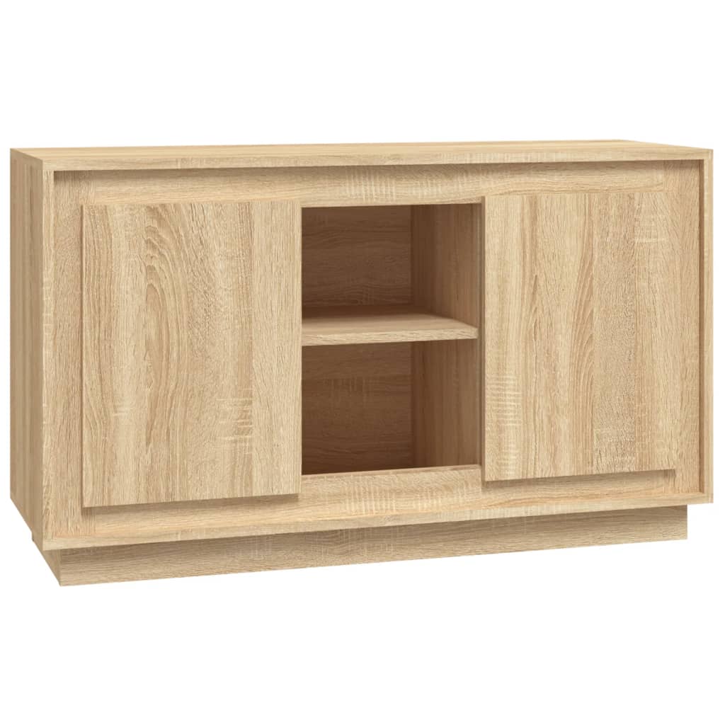 skænk 102x35x60 cm konstrueret træ sonoma-eg