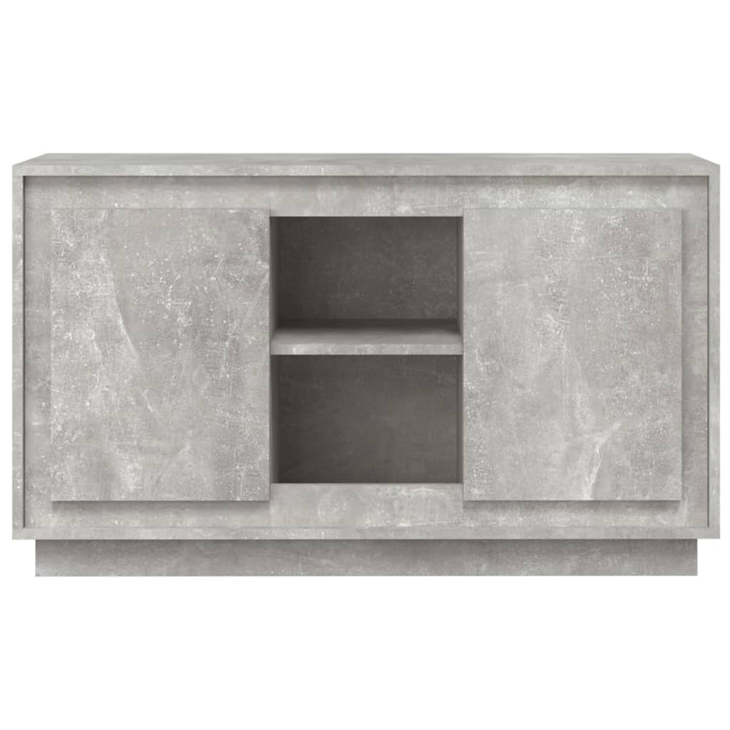 skænk 102x35x60 cm konstrueret træ betongrå