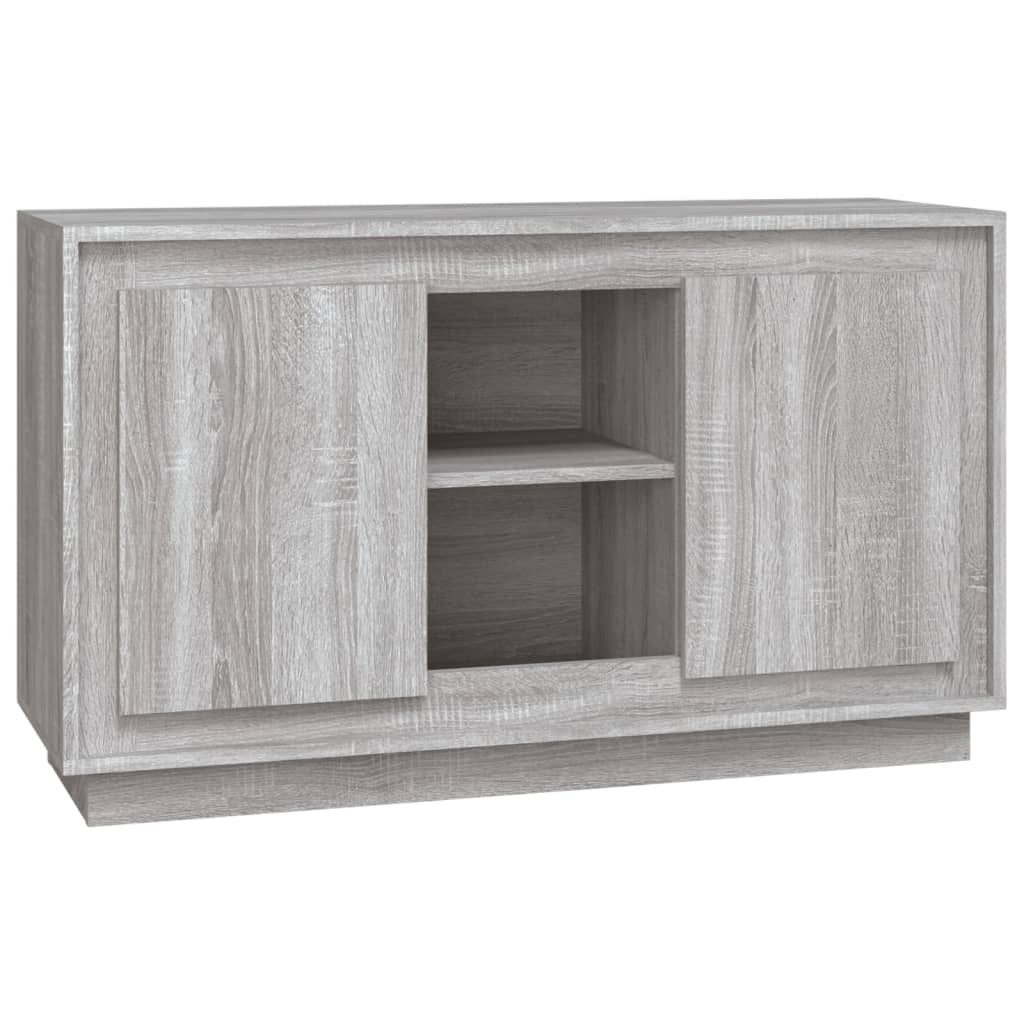 skænk 102x35x60 cm konstrueret træ grå sonoma-eg