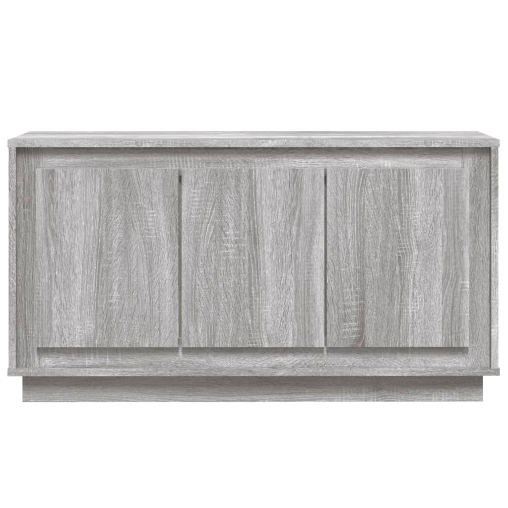 skænk 102x35x55 cm konstrueret træ grå sonoma-eg