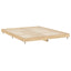 sengeramme uden madras 200x200 cm konstrueret træ sonoma-eg