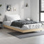 sengeramme 100x200 cm uden madras konstrueret træ sonoma-eg