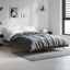 sengeramme 120x190 cm uden madras konstrueret træ brunt eg