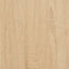 sengeramme uden madras 200x200 cm konstrueret træ sonoma-eg