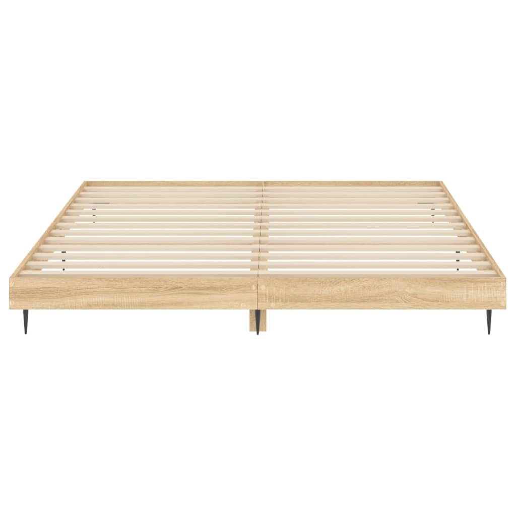 sengestel uden madras 180x200 cm konstrueret træ sonoma-eg