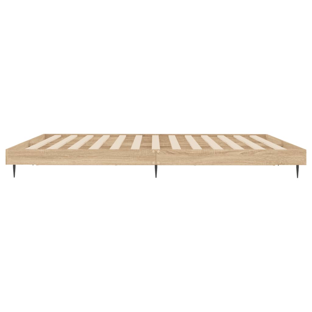 sengestel uden madras 180x200 cm konstrueret træ sonoma-eg